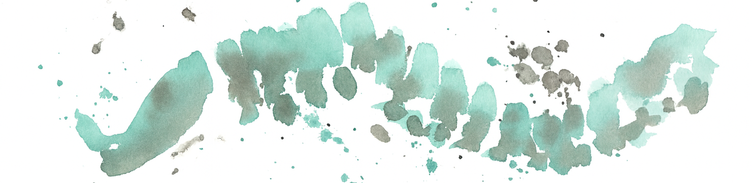 Privatpraxis für Physiotherapie Jörg Spriewald Intro Abstrakte Wirbelsäule in Aquarell in sanften Grüntönen mit grauen Akzenten.